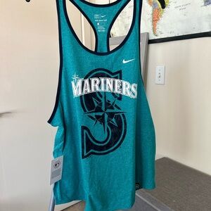 Women’s NIKE Seattle Mariner’s Racerback Tank Top | Size L | NWT